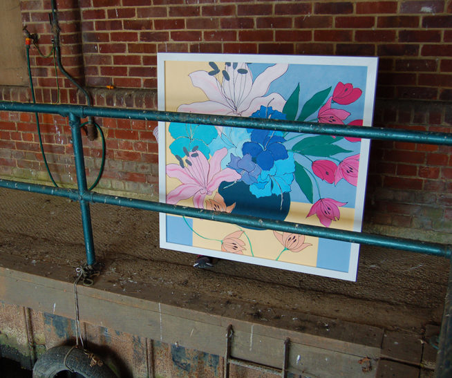 Mixed Bowl, Acrylic on Canvas by David Hawthorne